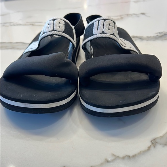 UGG Black Slide Sandals - Picture 3 of 5